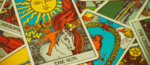 tarot, cards, sun